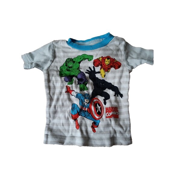 Marvel Comic Avengers Kids Toddler Sleep Shirt 24m - Picture 1 of 4